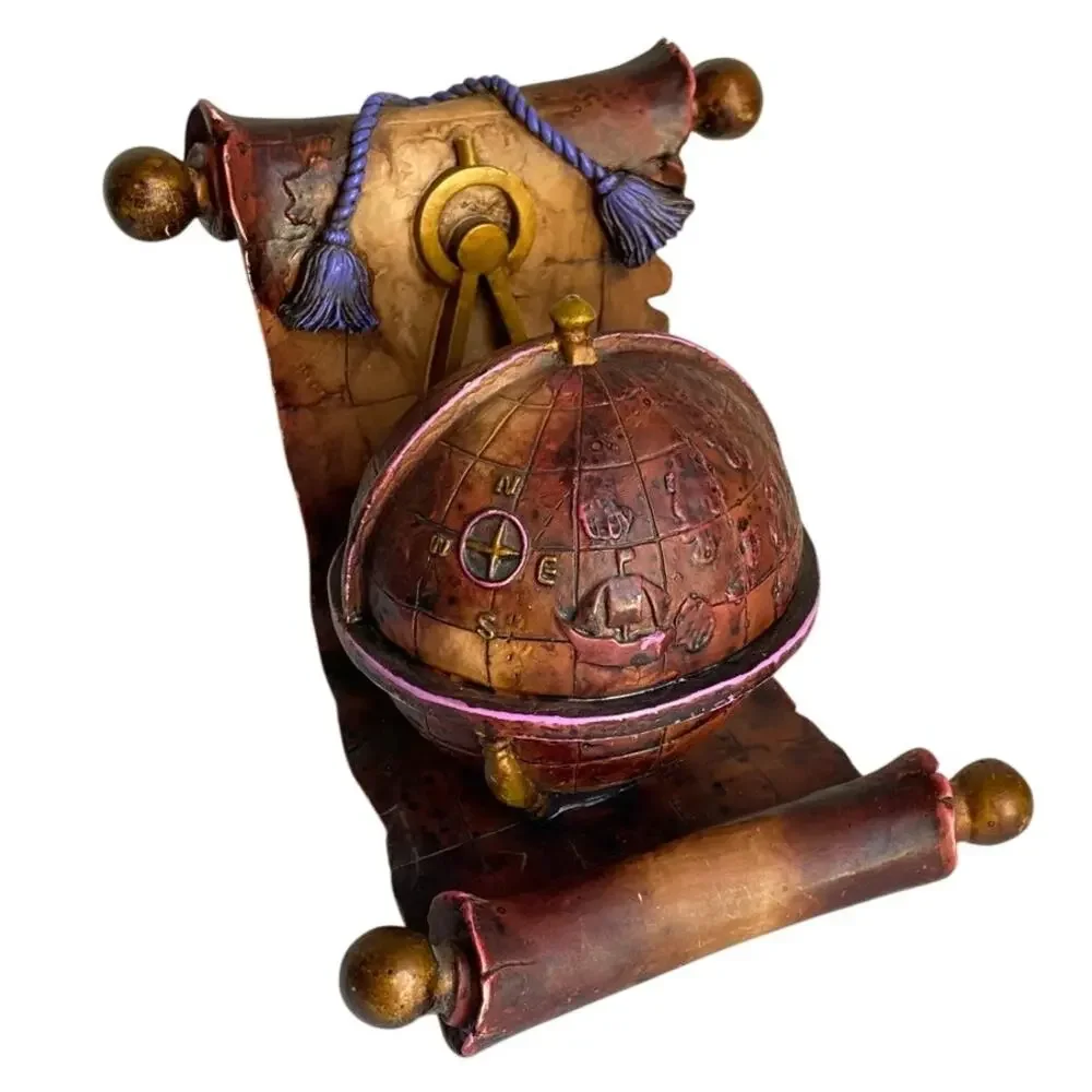 Explore Travel Compass World Medieval Hogwarts Bookend Decor Dark Academia Globe
